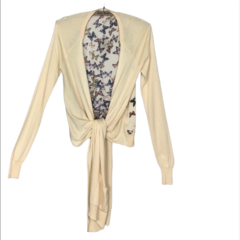 Ted Baker Mandel Waterfall Cardigan  Butterfly